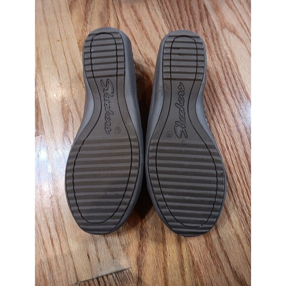 Skechers Taupe Savor‎ Entice Woven Relaxed Fit Slip-On Memory Foam Shoes 9.5 - Picture 4 of 10